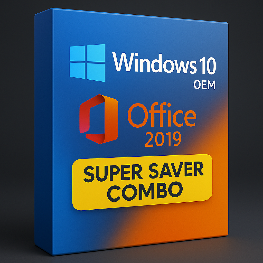 Windows 10 Pro and Office 2019 combo pack