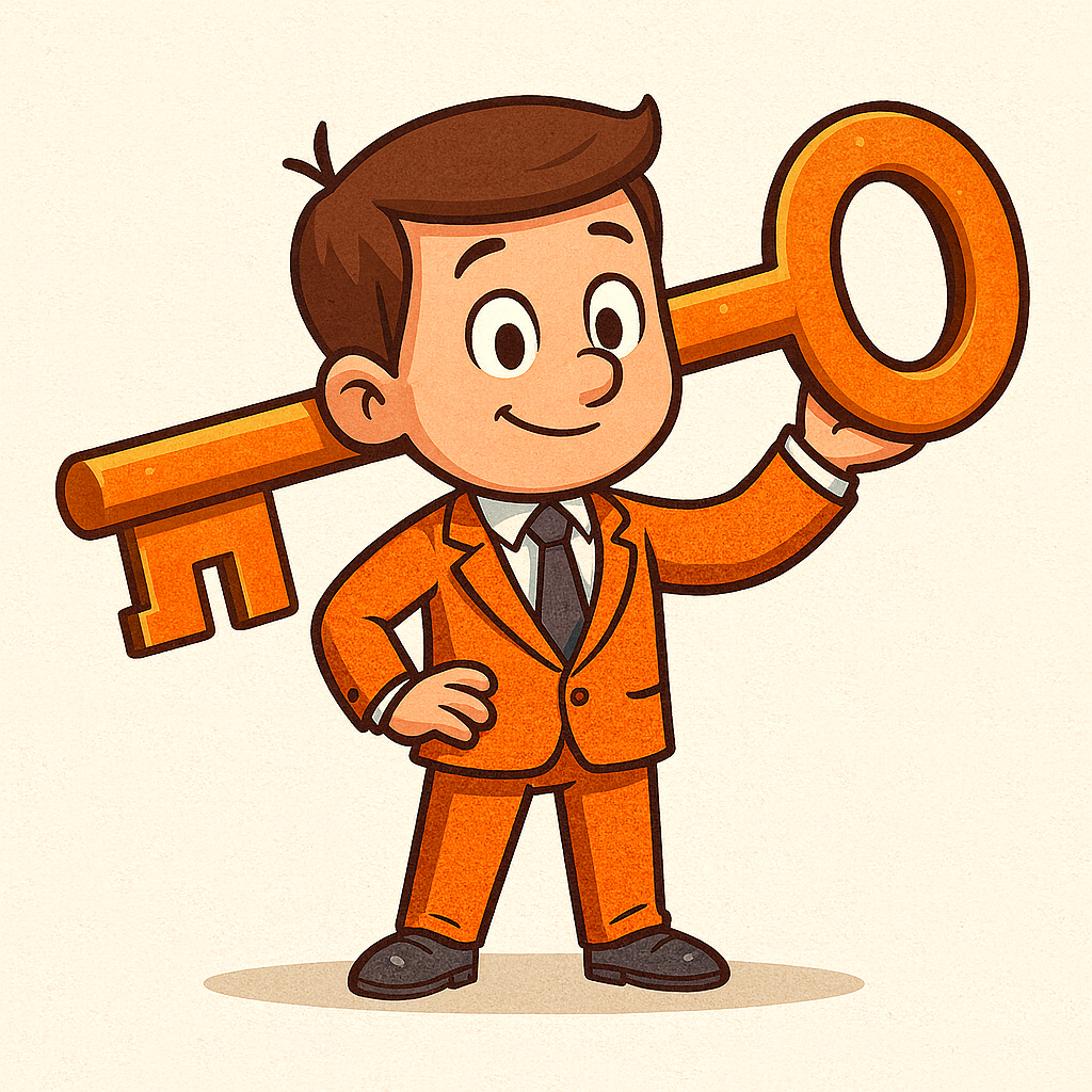 Key Man logo – store for genuine Windows and MS Office keys in India